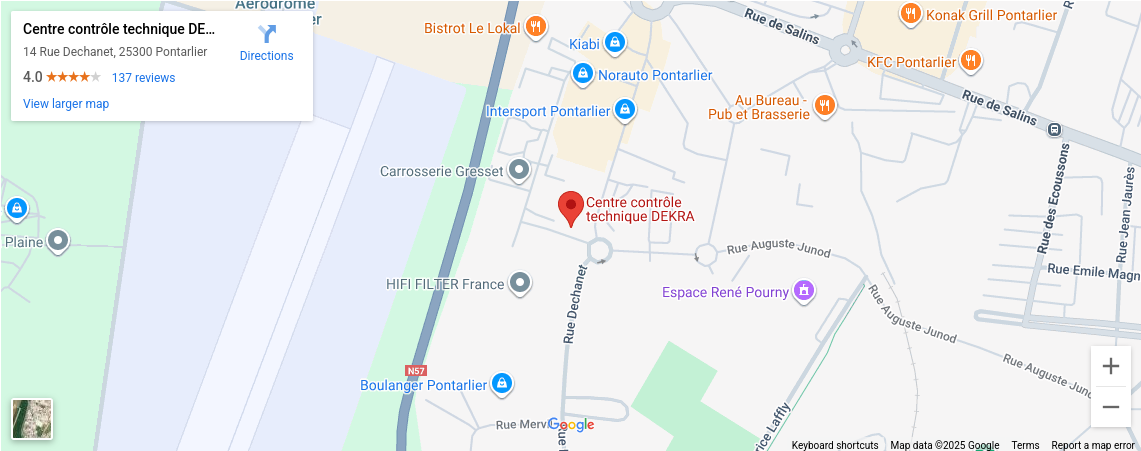 Plan d'accès Google Maps